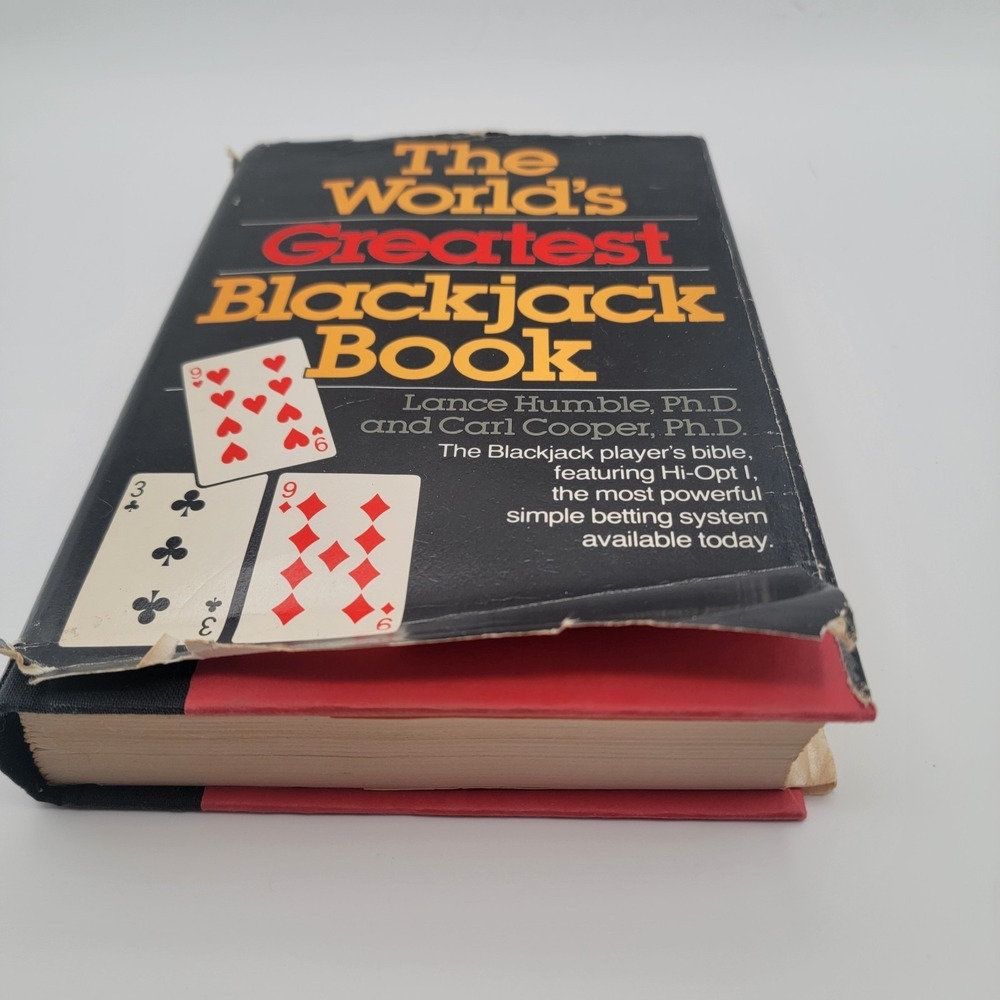 Lance Humble The World's Greatest Blackjack Book Hardcover 1st Ed 1980 Fair